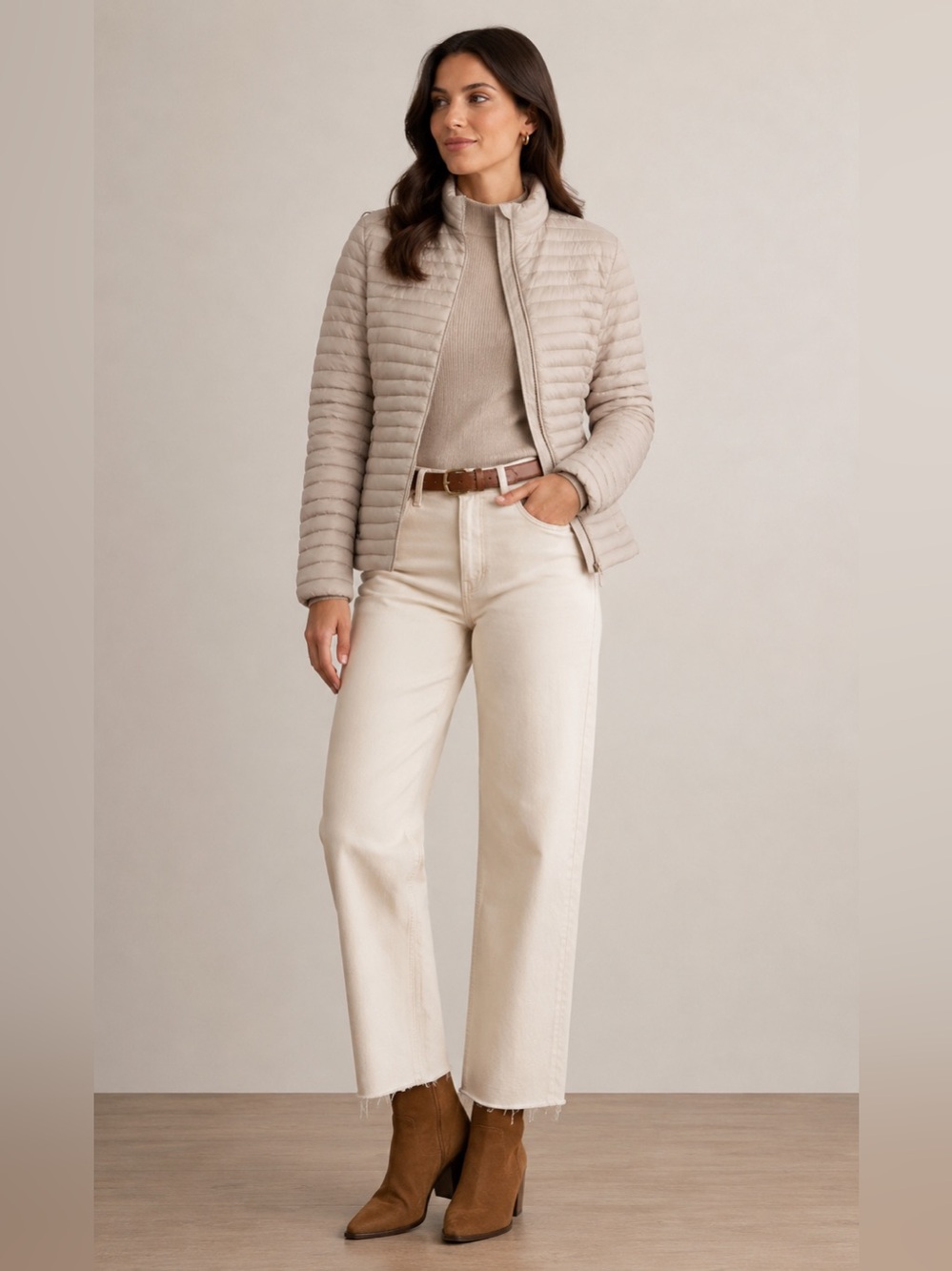 Save the Duck jacket coat beige Size 2/Med
